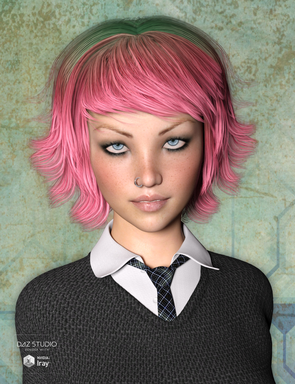 May Hair for Genesis 3 Female(s) by: SWAM, 3D Models by Daz 3D