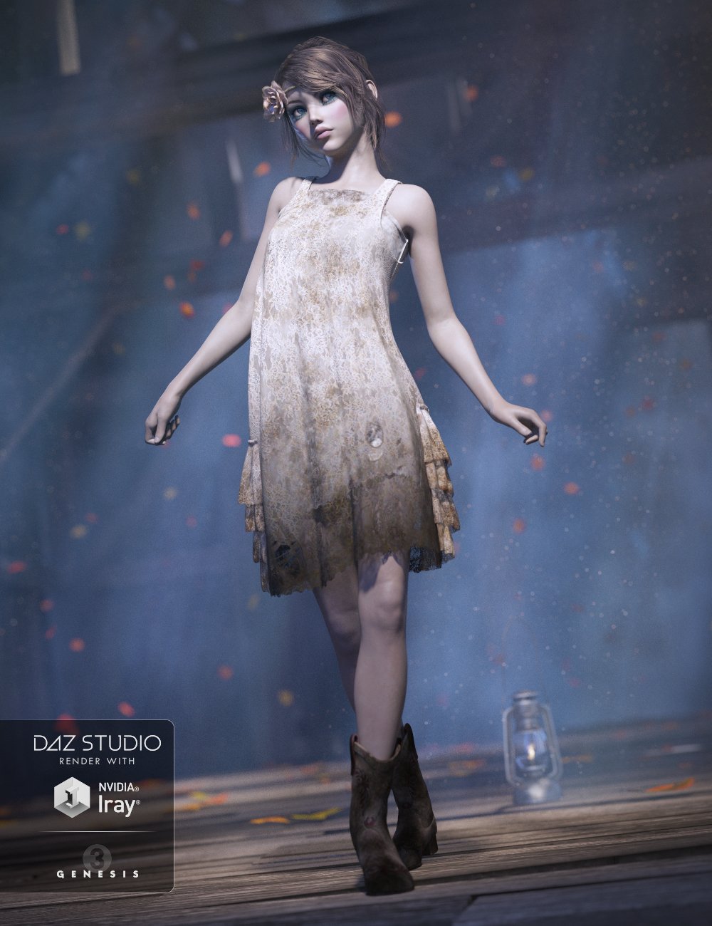 Country Girl Outfit for Genesis 3 Female(s)