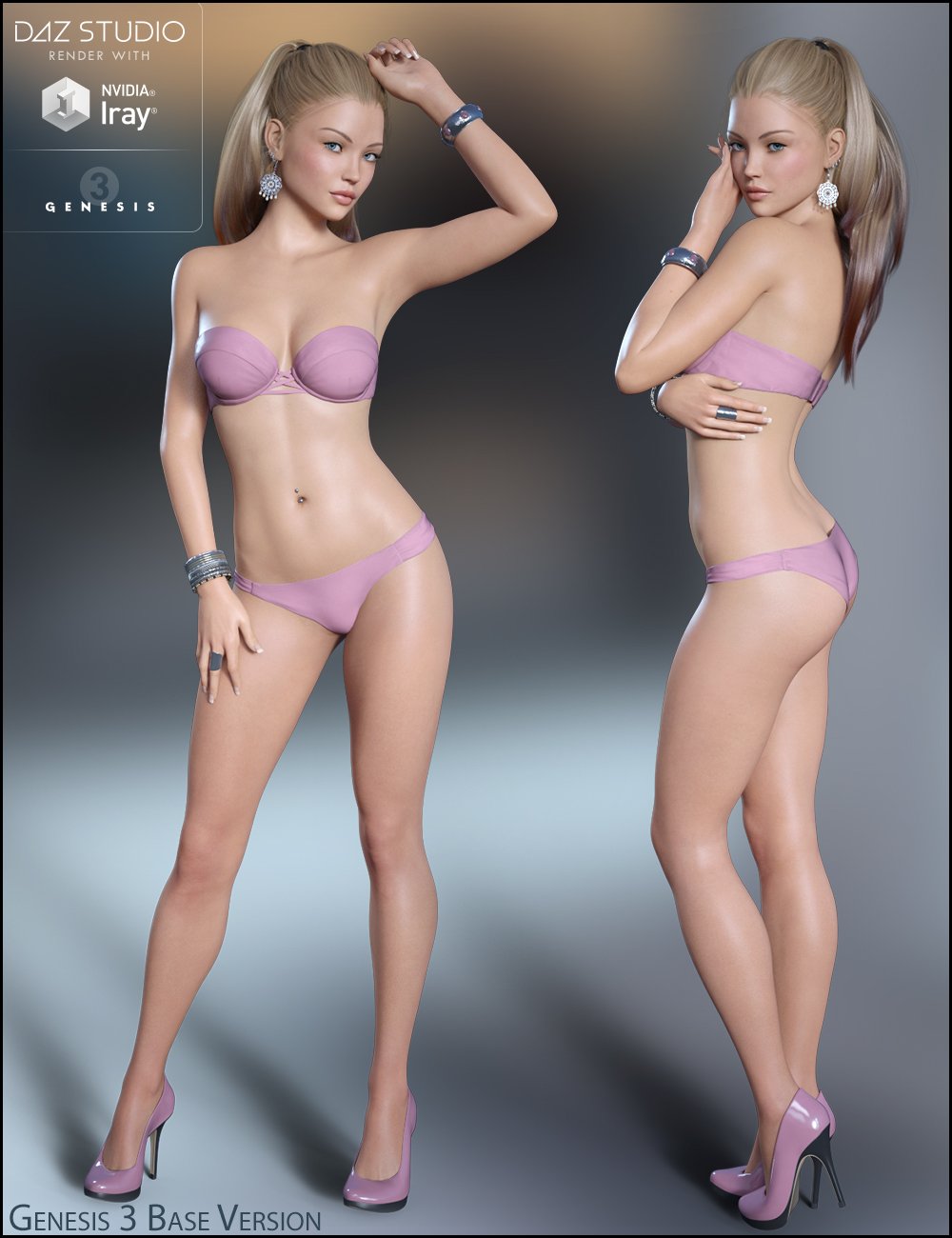 Brittany for Genesis 3 Female(s) by: JessaiiDemonicaEvilius, 3D Models by Daz 3D