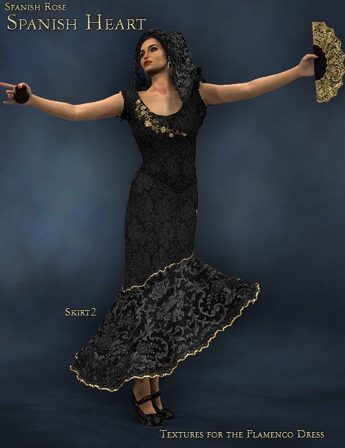 Spanish Rose -- Passions Spanish Rose -- Passions by: LaurieS, 3D Models by Daz 3D