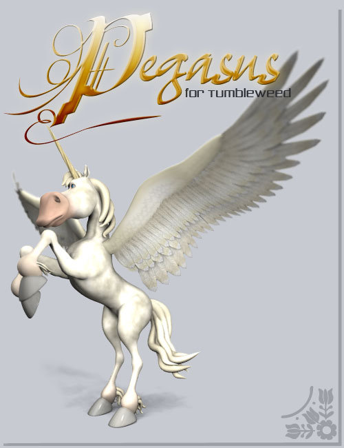 Pegasus for TumbleWeed the Horse by: 3D Universe, 3D Models by Daz 3D