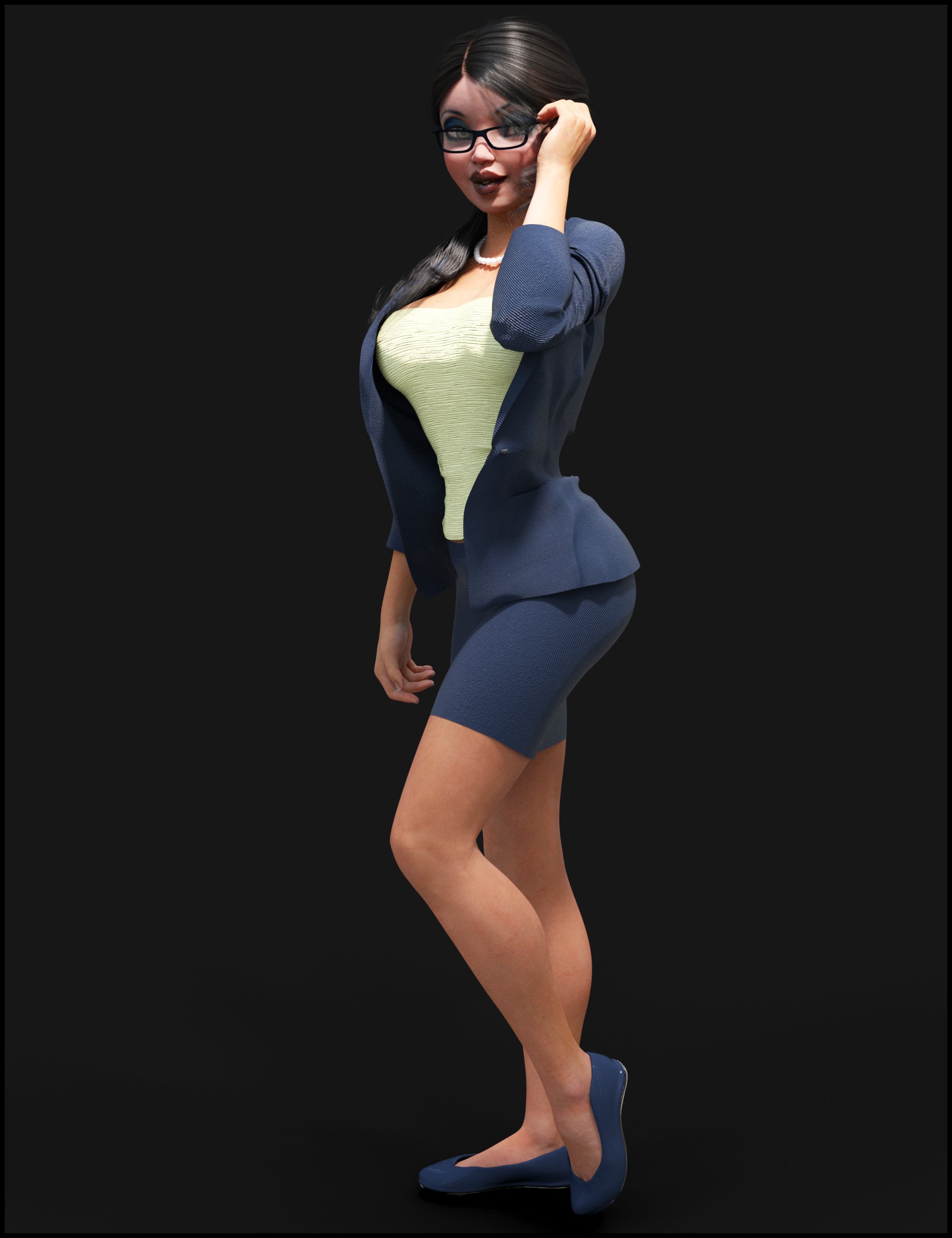 i13 Classroom Teacher Outfit for the Genesis 3 Female(s)
