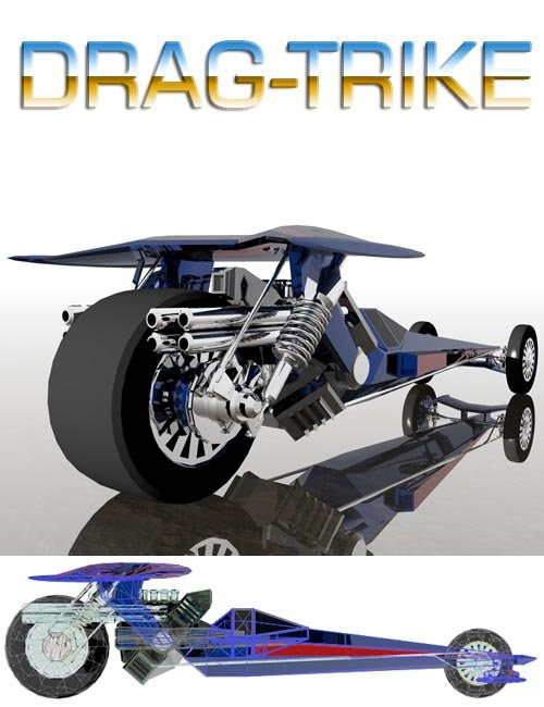 Drag-Trike by: drawbridgep, 3D Models by Daz 3D