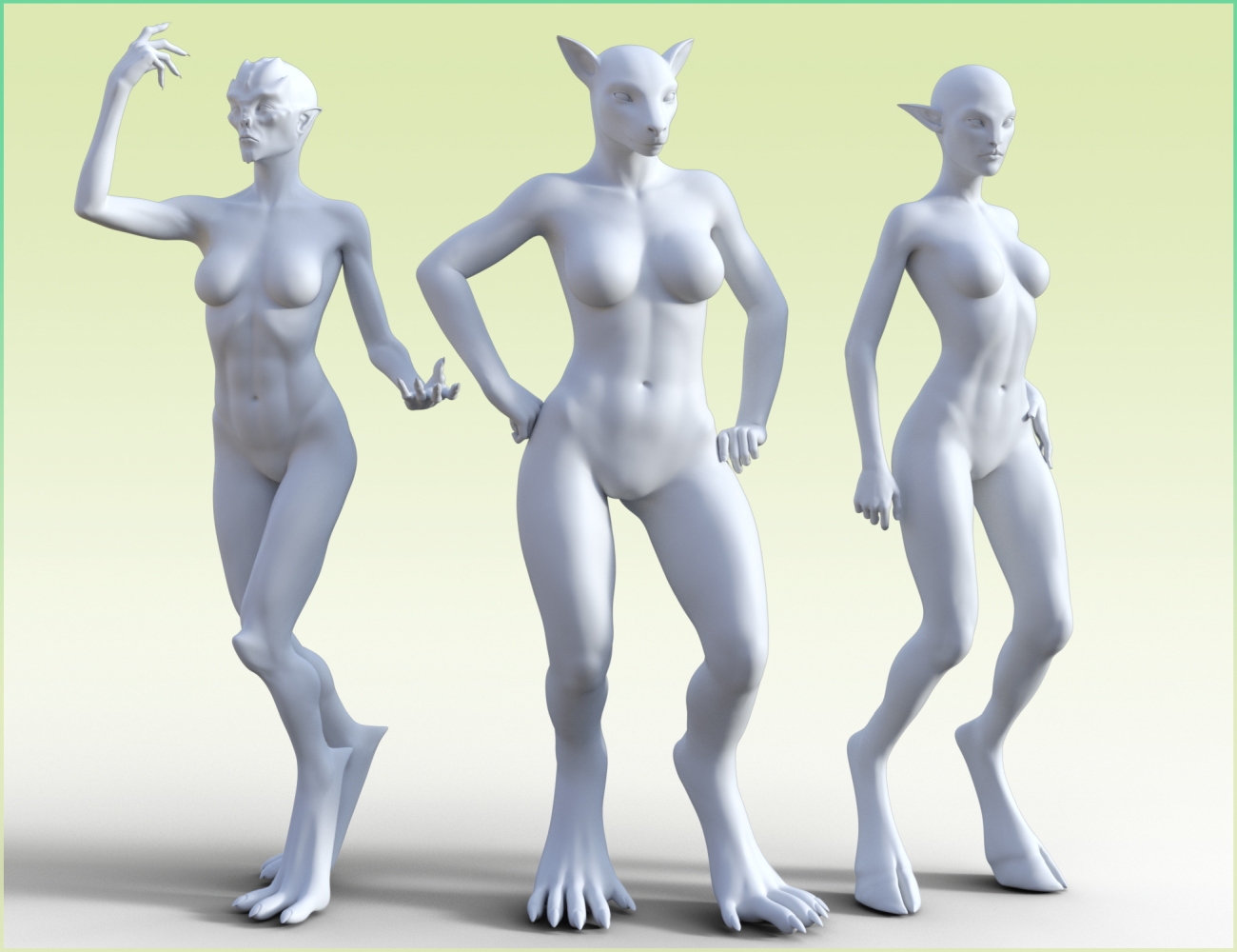 HFS Fantasy Shapes for Genesis 3 Female(s) by: DarioFish, 3D Models by Daz 3D