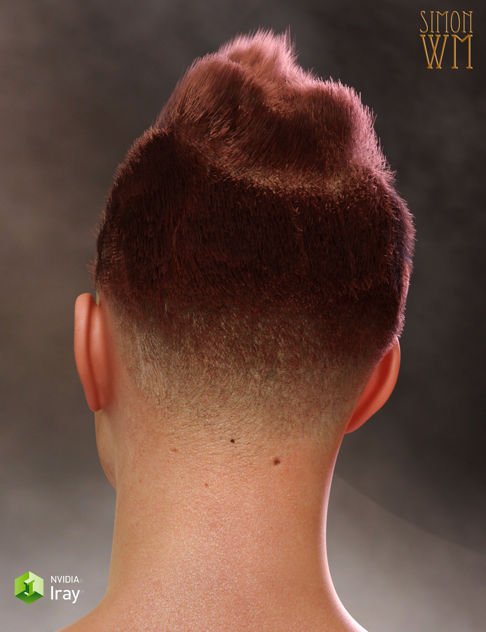 Deep Hairline for Genesis 3 by: SimonWM, 3D Models by Daz 3D