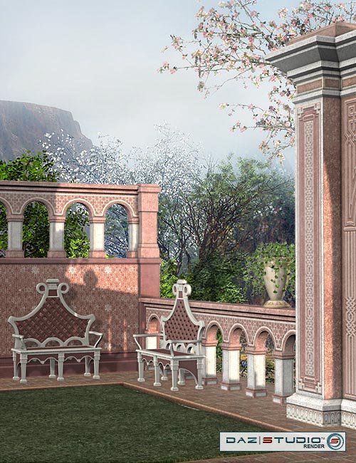 Spanish Rose -- Jardin de Sevilla by: , 3D Models by Daz 3D