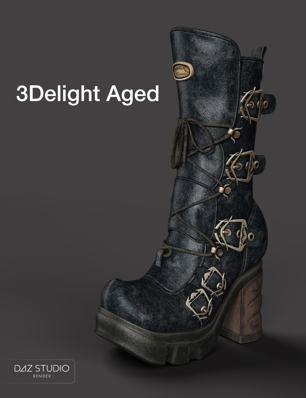 Slide3D Sinister Boots for Genesis 3 Female(s) by: Slide3D, 3D Models by Daz 3D