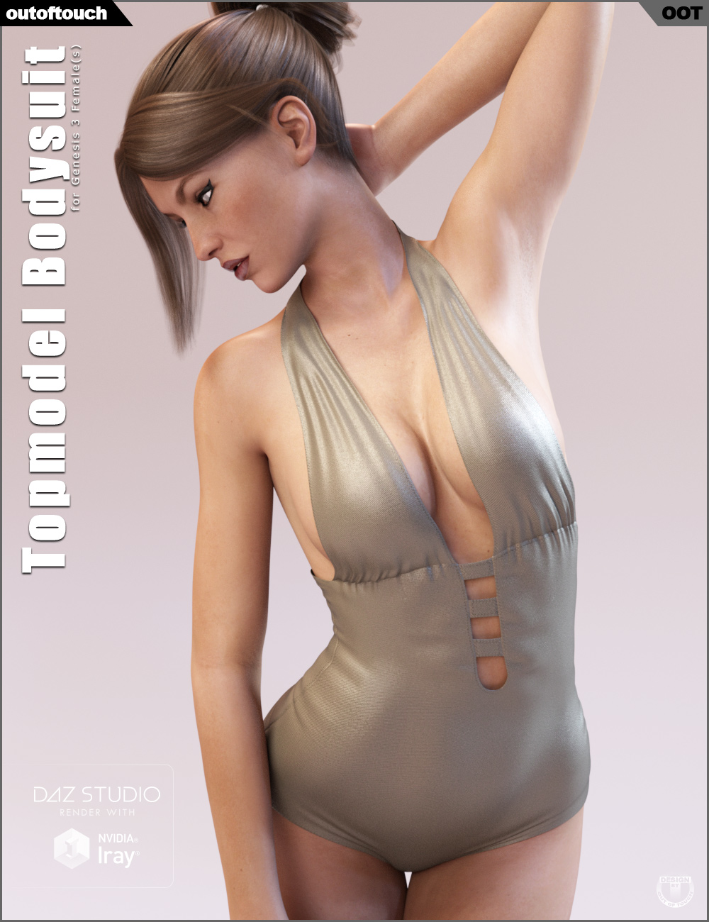 Topmodel Bodysuit for Genesis 3 Female(s) by: outoftouch, 3D Models by Daz 3D