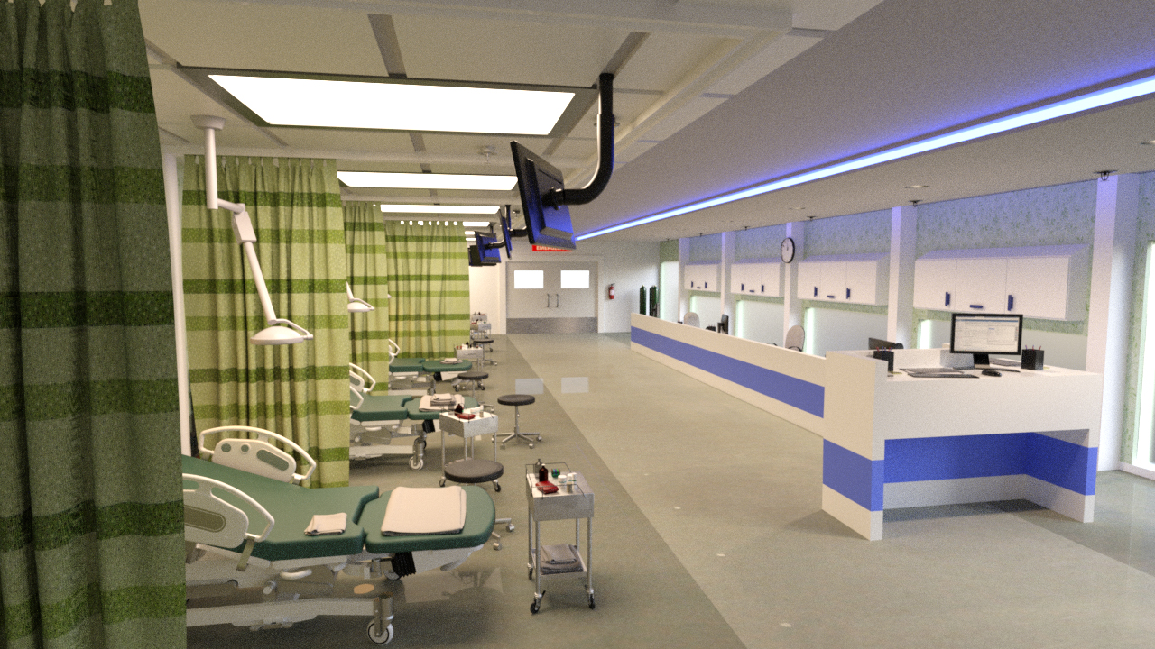 Emergency Room by: PerspectX, 3D Models by Daz 3D