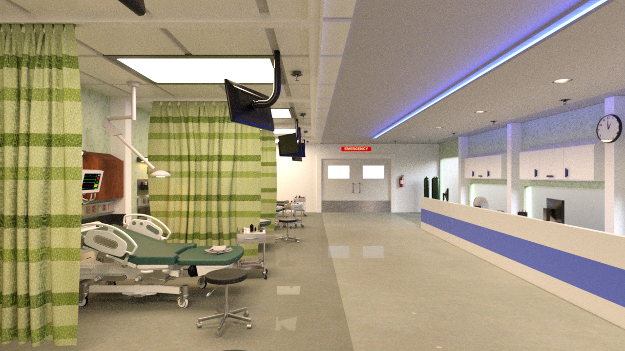 Emergency Room Emergency Room by: PerspectX, 3D Models by Daz 3D