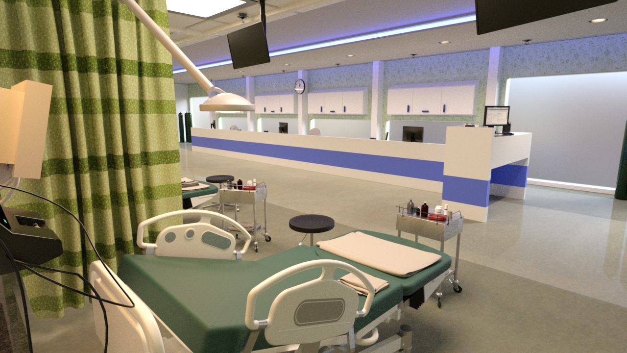 Emergency Room by: PerspectX, 3D Models by Daz 3D