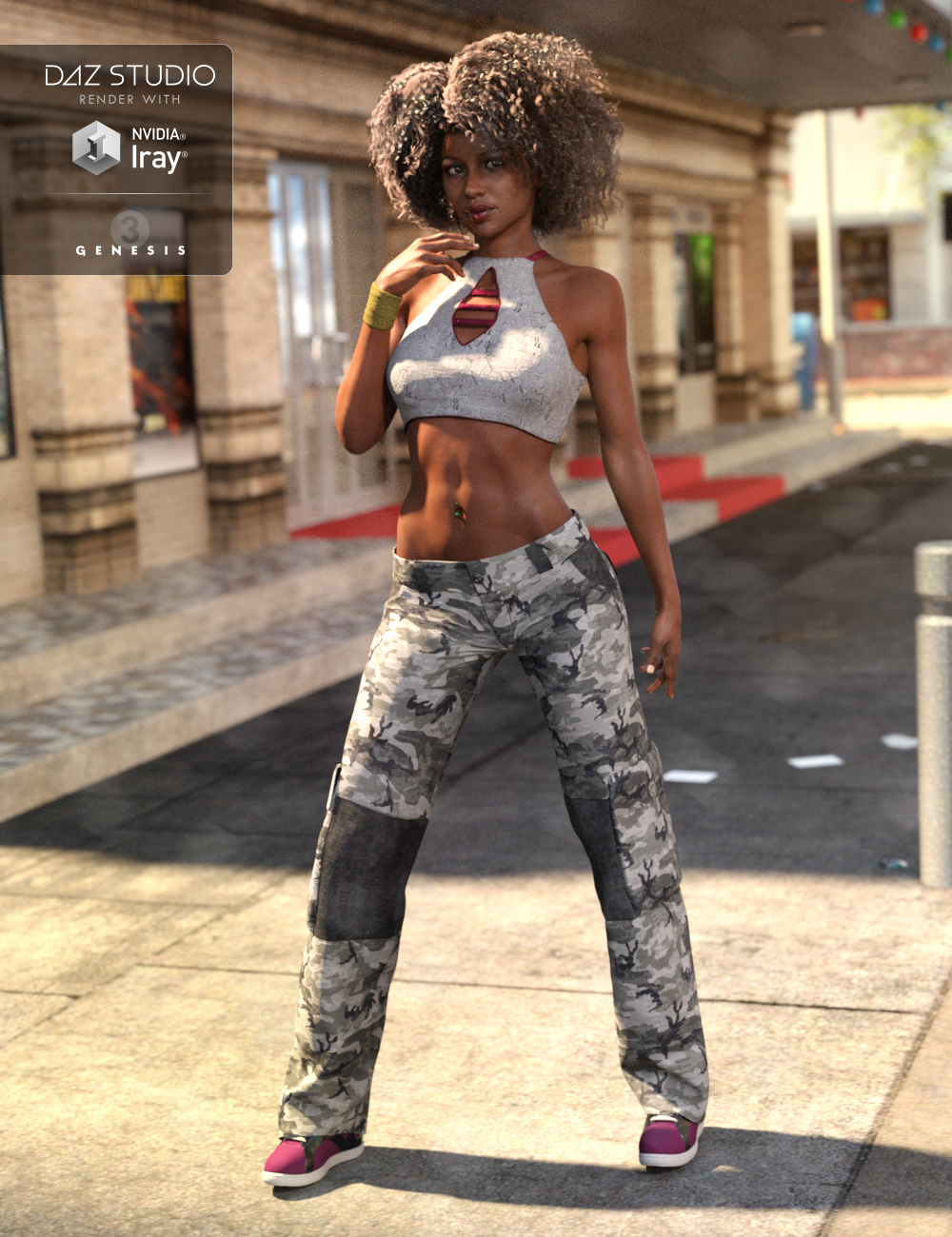 Hip Hop Outfit Genesis 3 Female S Daz 3d