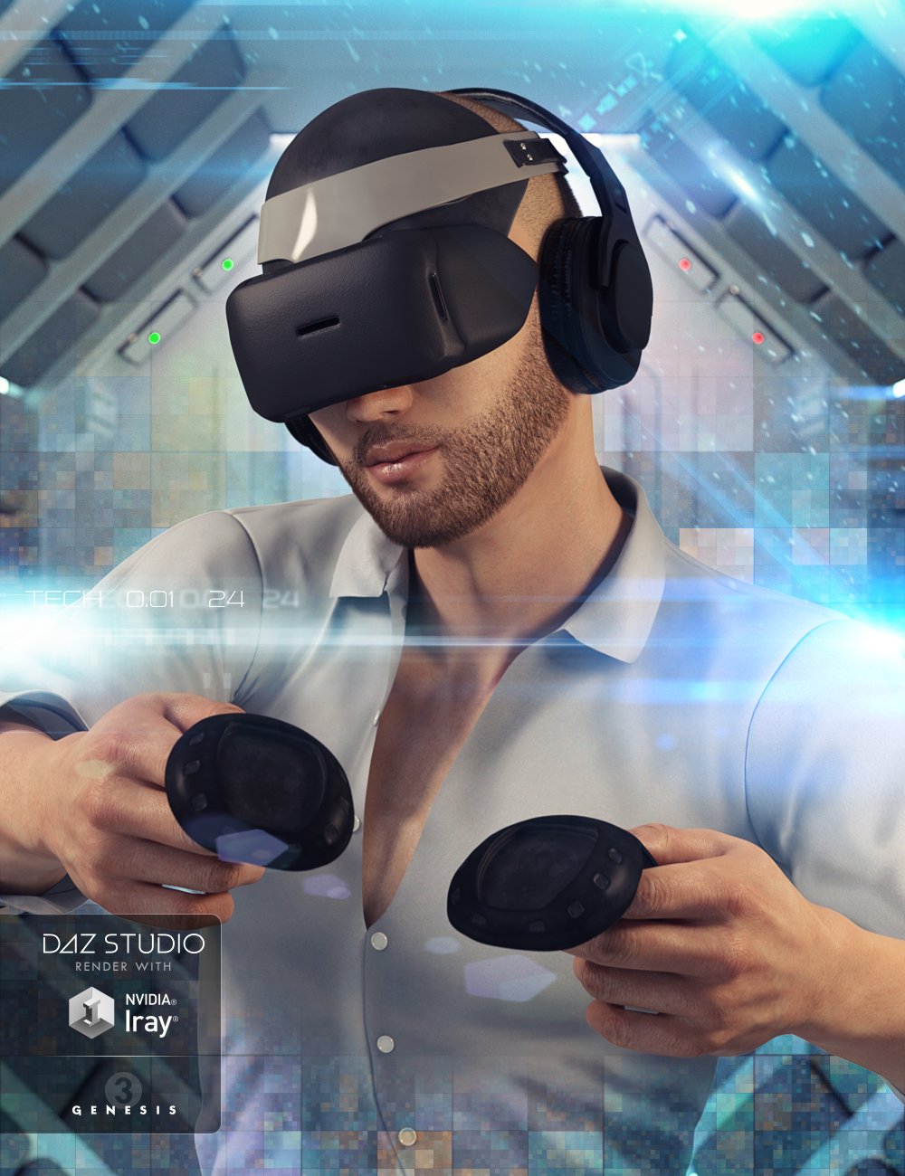Virtual Reality Gear by: , 3D Models by Daz 3D