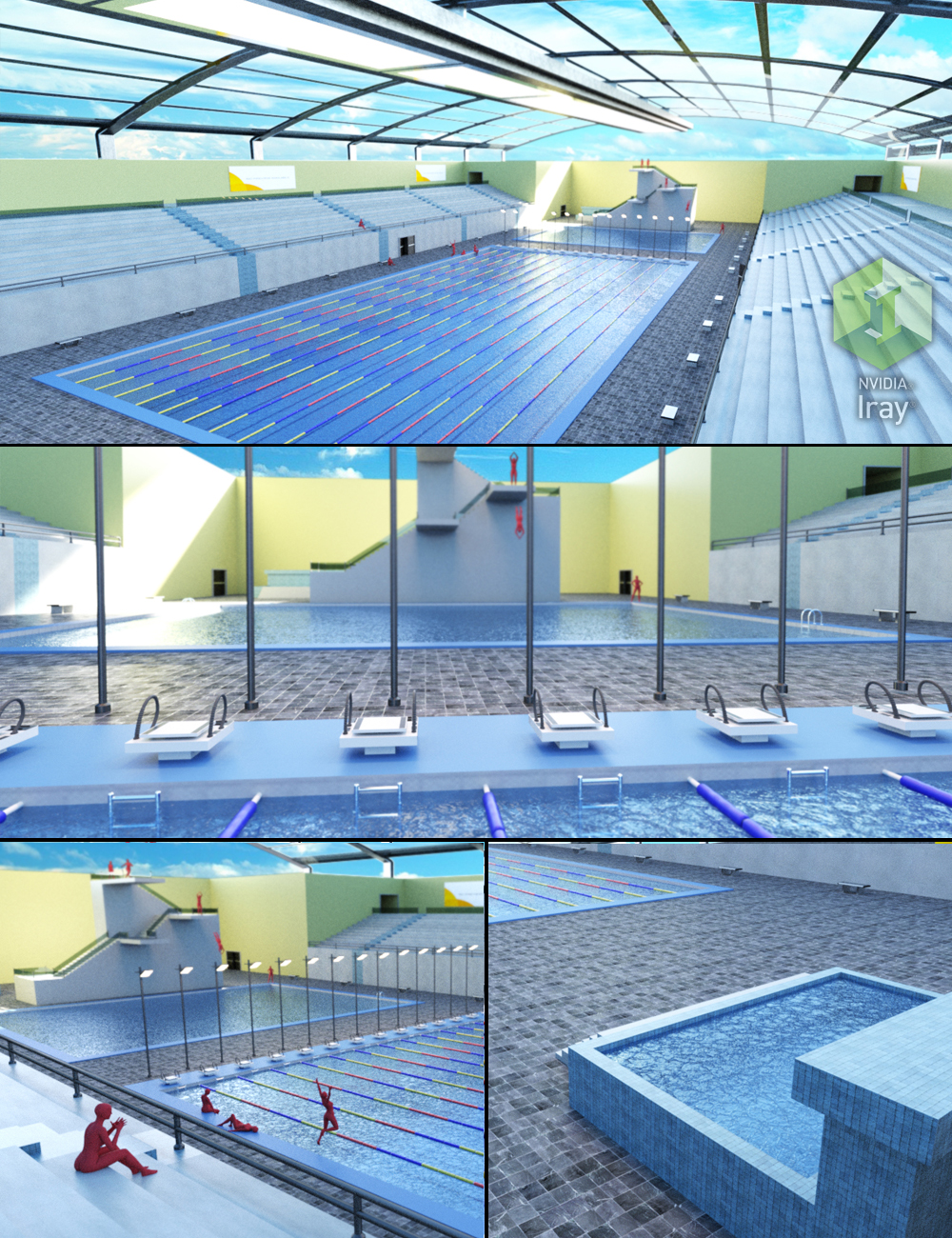 Competition Pool by: Tesla3dCorp, 3D Models by Daz 3D