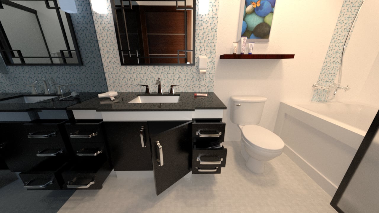 Top Floor Bathroom Top Floor Bathroom by: Tesla3dCorp, 3D Models by Daz 3D