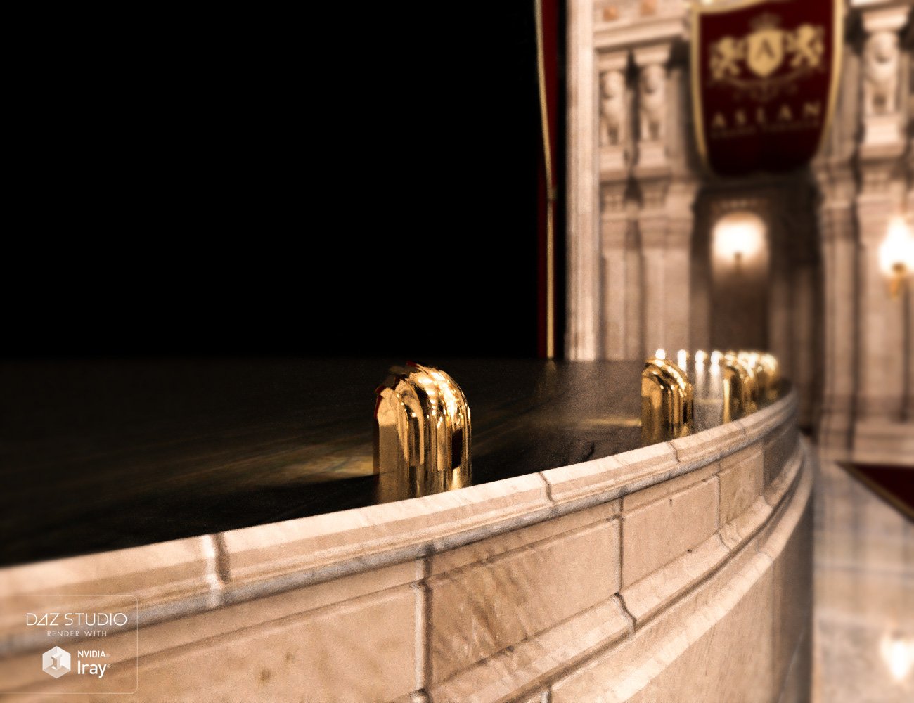 Aslan Theater by: Ravnheart, 3D Models by Daz 3D