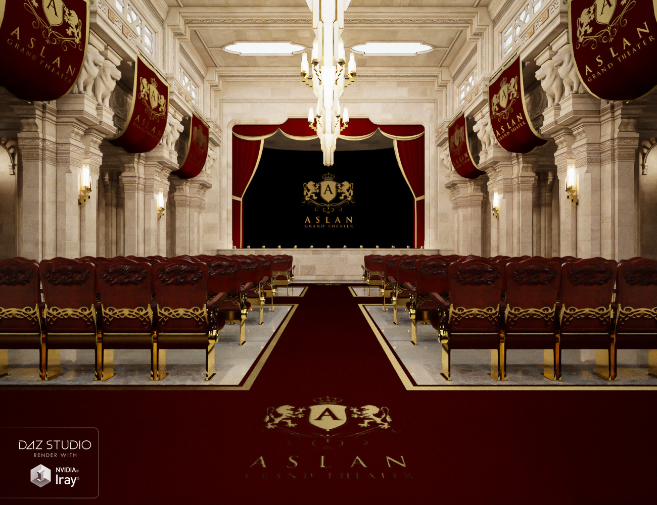 Aslan Theater Aslan Theater by: Ravnheart, 3D Models by Daz 3D