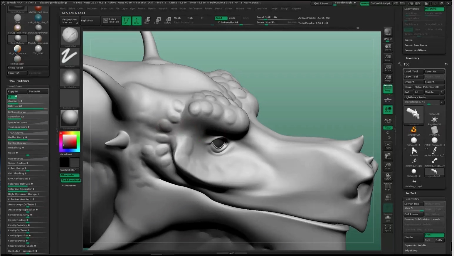 Transforming Daz Dragon 3 with Zbrush Transforming Daz Dragon 3 with Zbrush by: Digital Art Livemagbhitu, 3D Models by Daz 3D