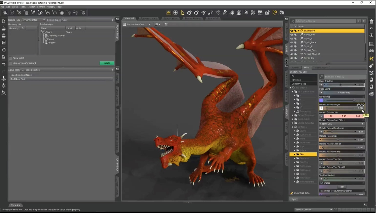 Transforming Daz Dragon 3 with Zbrush by: Digital Art Livemagbhitu, 3D Models by Daz 3D