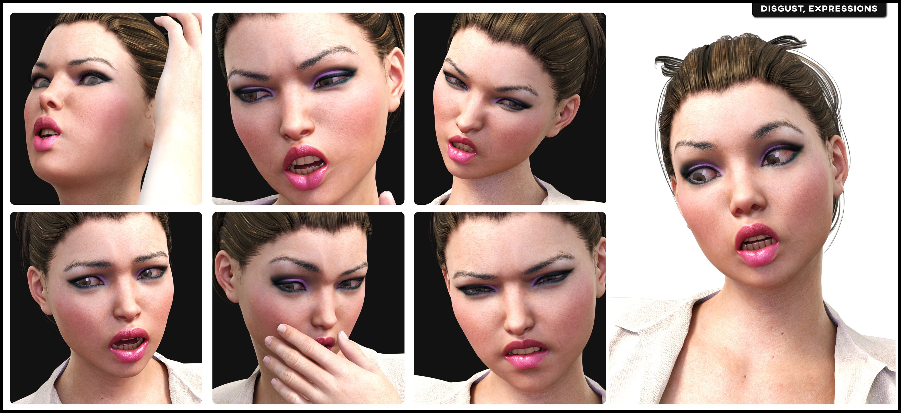 i13 Anger Disgust and Rage Poses and Expressions for Genesis 3 Female(s) i13 Anger Disgust and Rage Poses and Expressions for Genesis 3 Female(s) by: ironman13, 3D Models by Daz 3D