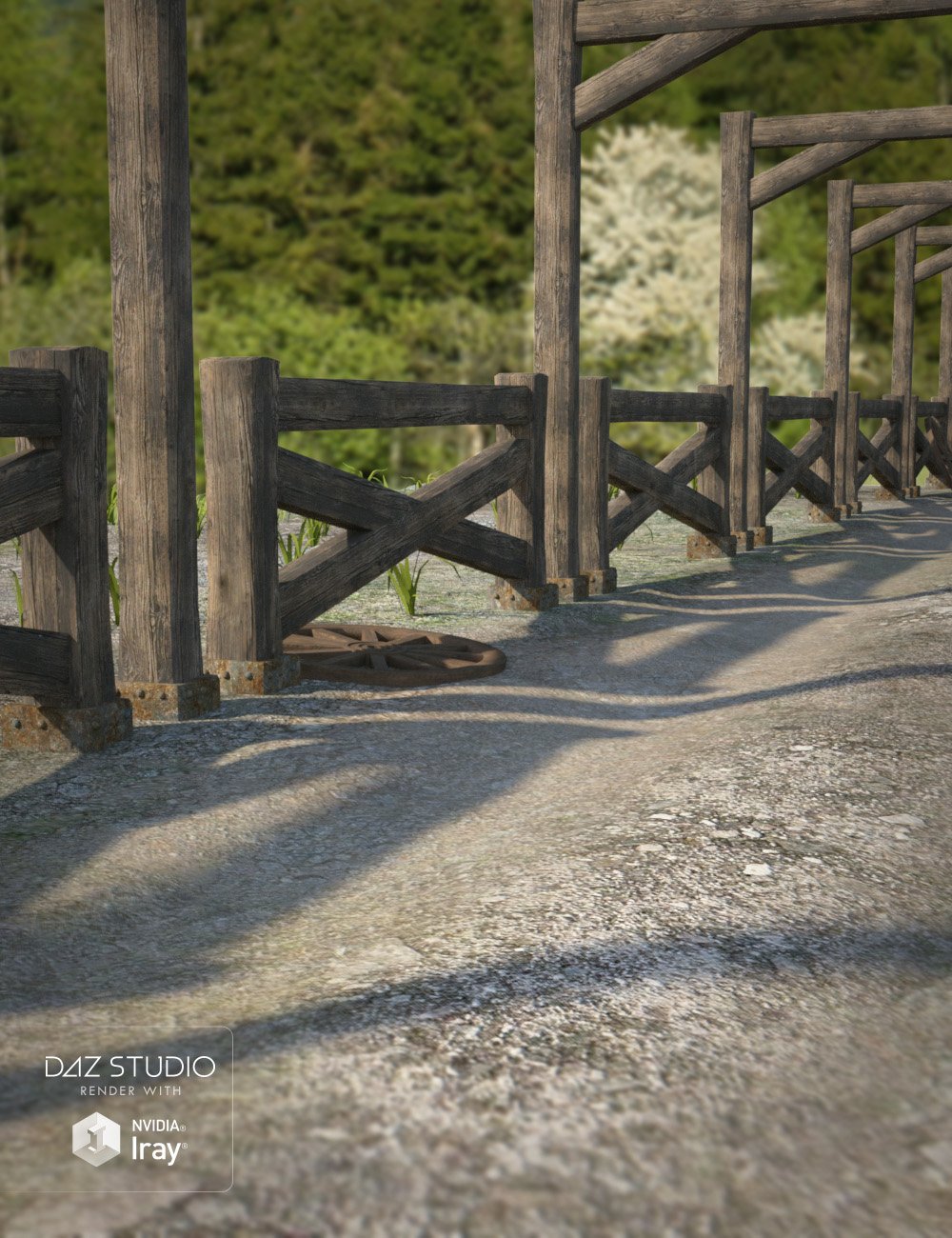 Ranch Road Path Ranch Road Path by: , 3D Models by Daz 3D