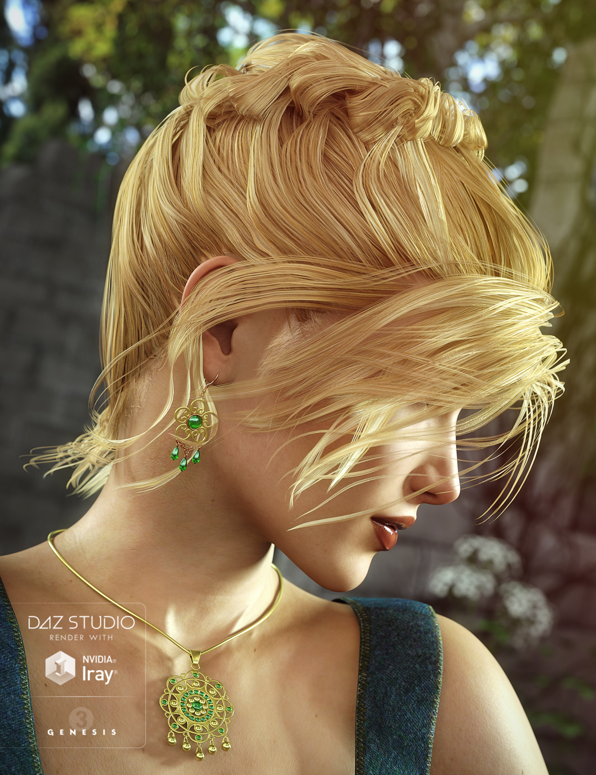 Colors for Date Night Hair by: goldtassel, 3D Models by Daz 3D