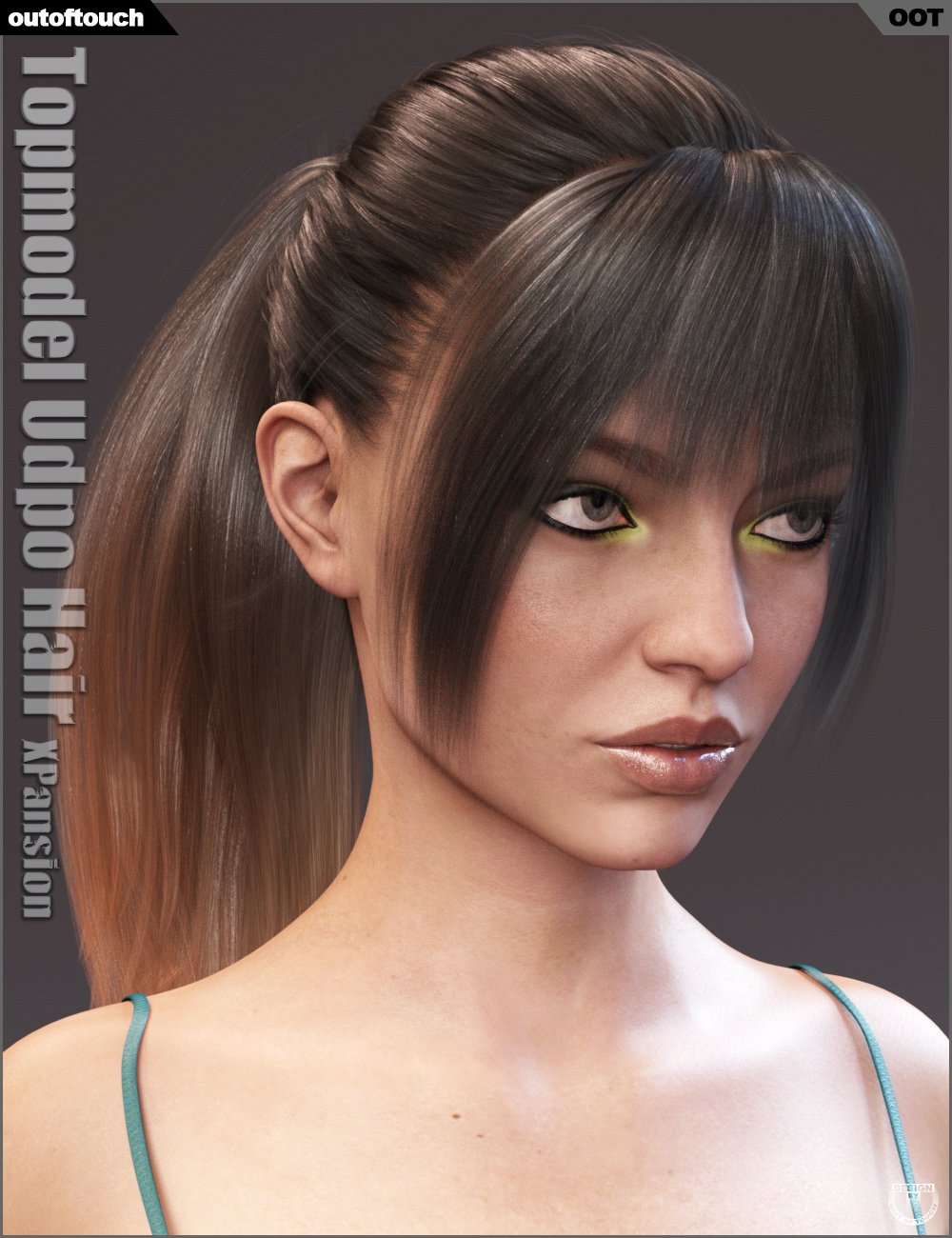 Topmodel Updo Hair and OOT Hairblending 2.0 Texture XPansion Topmodel Updo Hair and OOT Hairblending 2.0 Texture XPansion by: outoftouch, 3D Models by Daz 3D