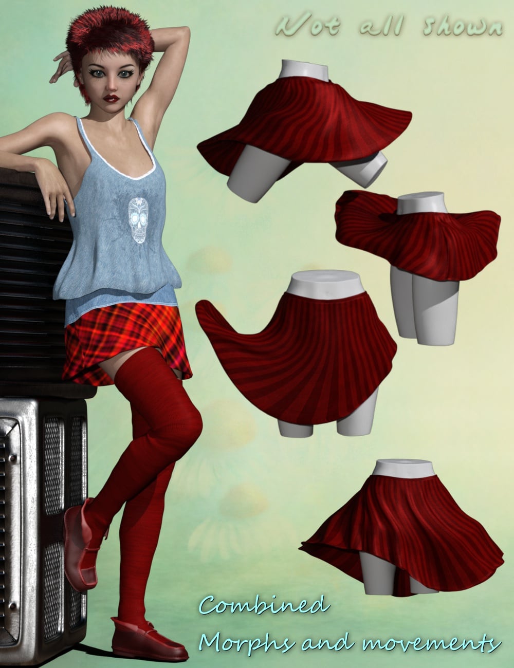 Patty Clothes Morphs and Textures | Daz 3D