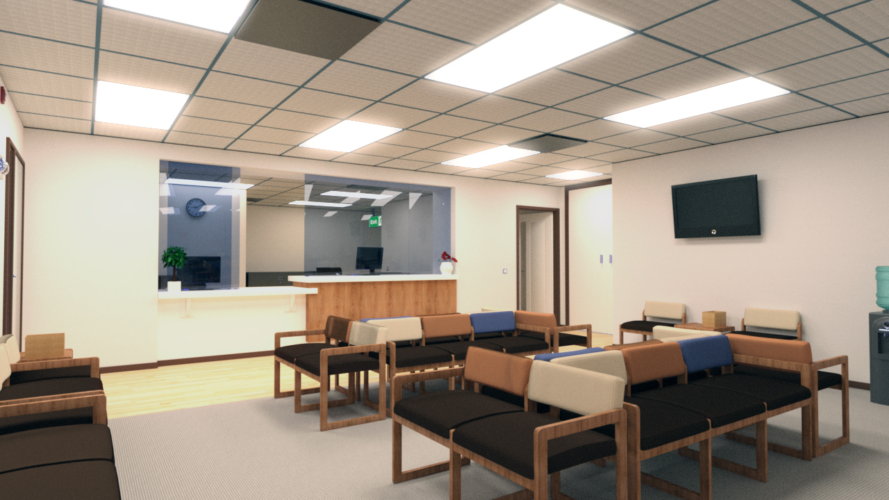 Hospital Waiting Area by: Tesla3dCorp, 3D Models by Daz 3D