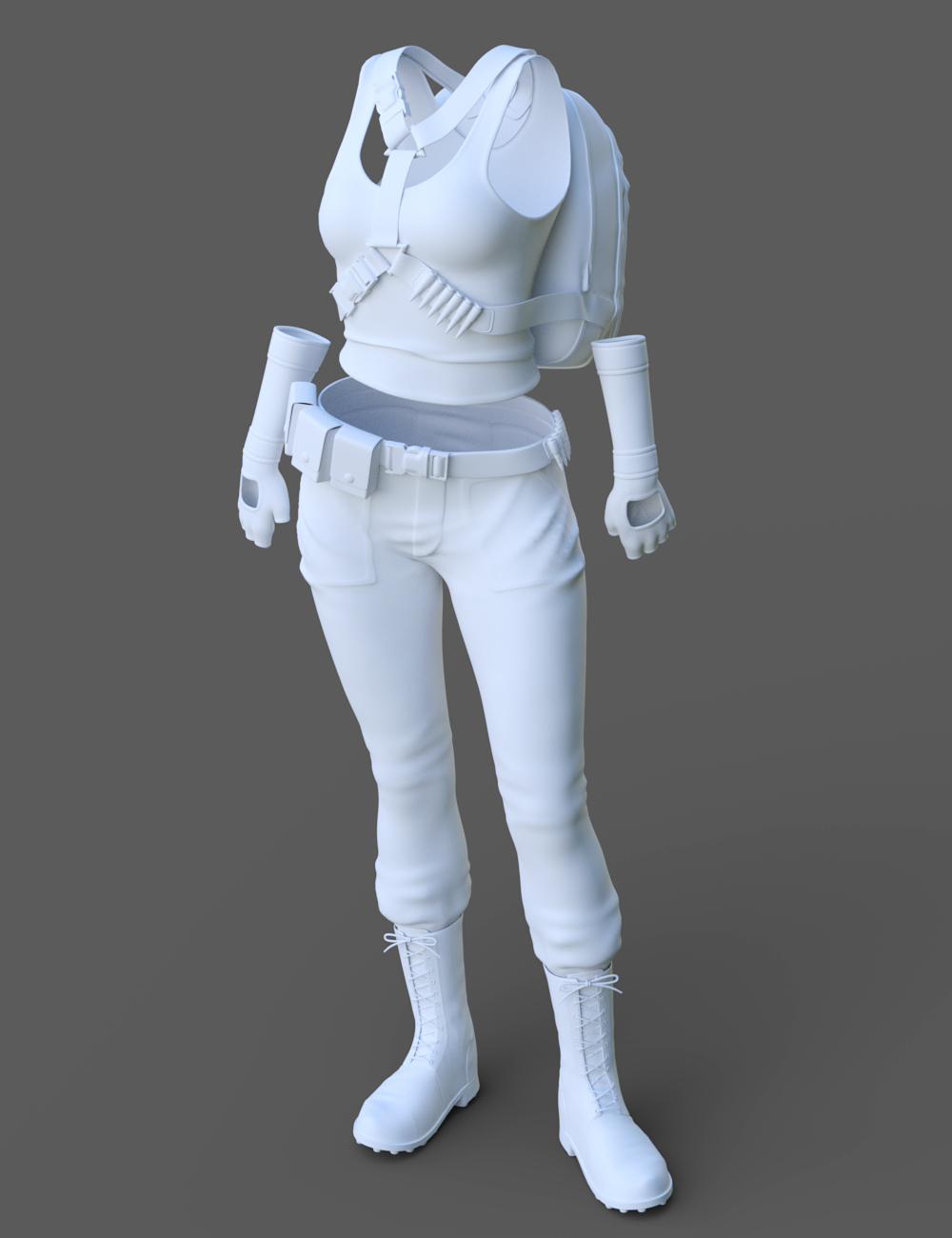 Rogue Commando Outfit for Genesis 3 Female(s) by: Barbara BrundonUmblefugly, 3D Models by Daz 3D