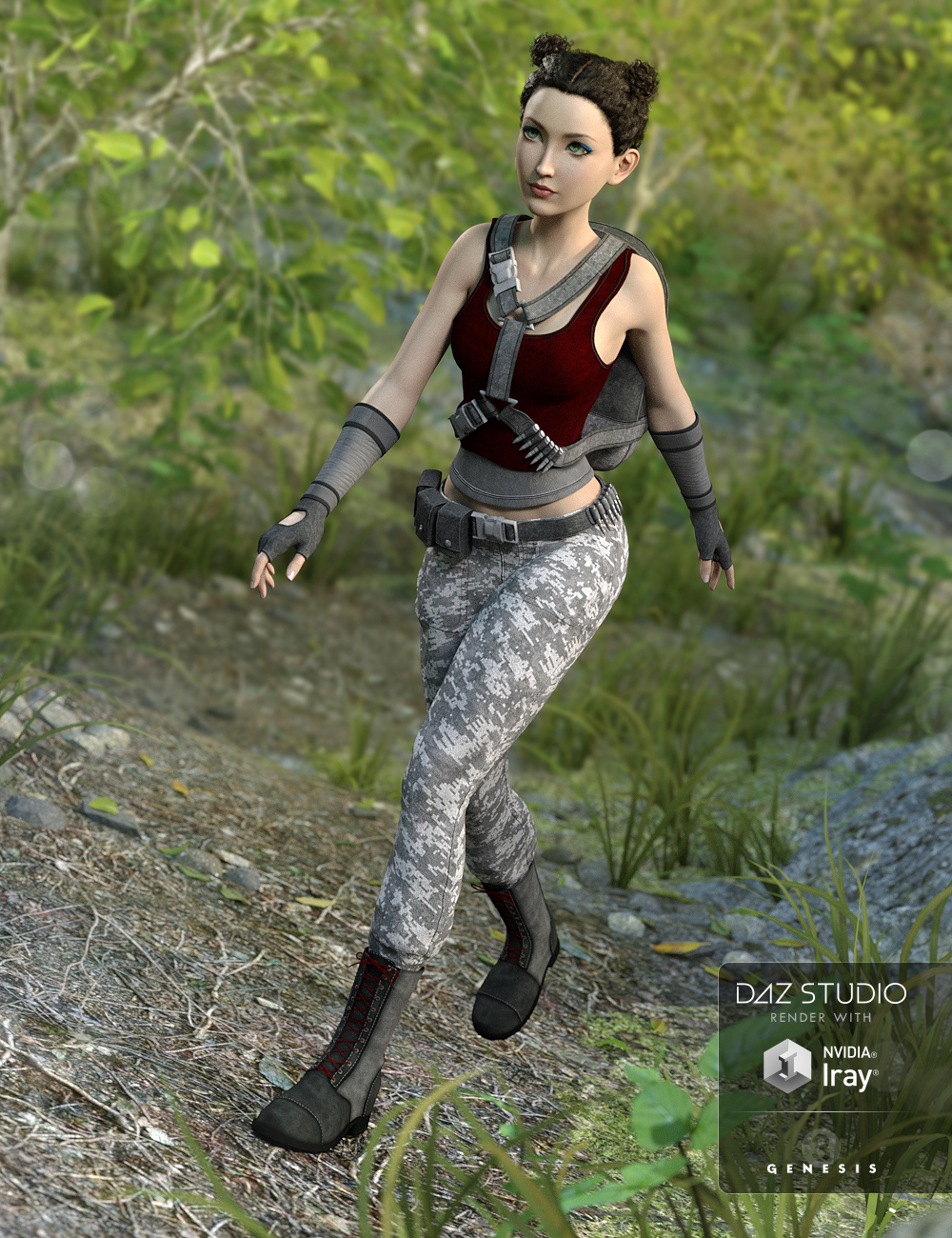 Rogue Commando Textures by: DirtyFairy, 3D Models by Daz 3D