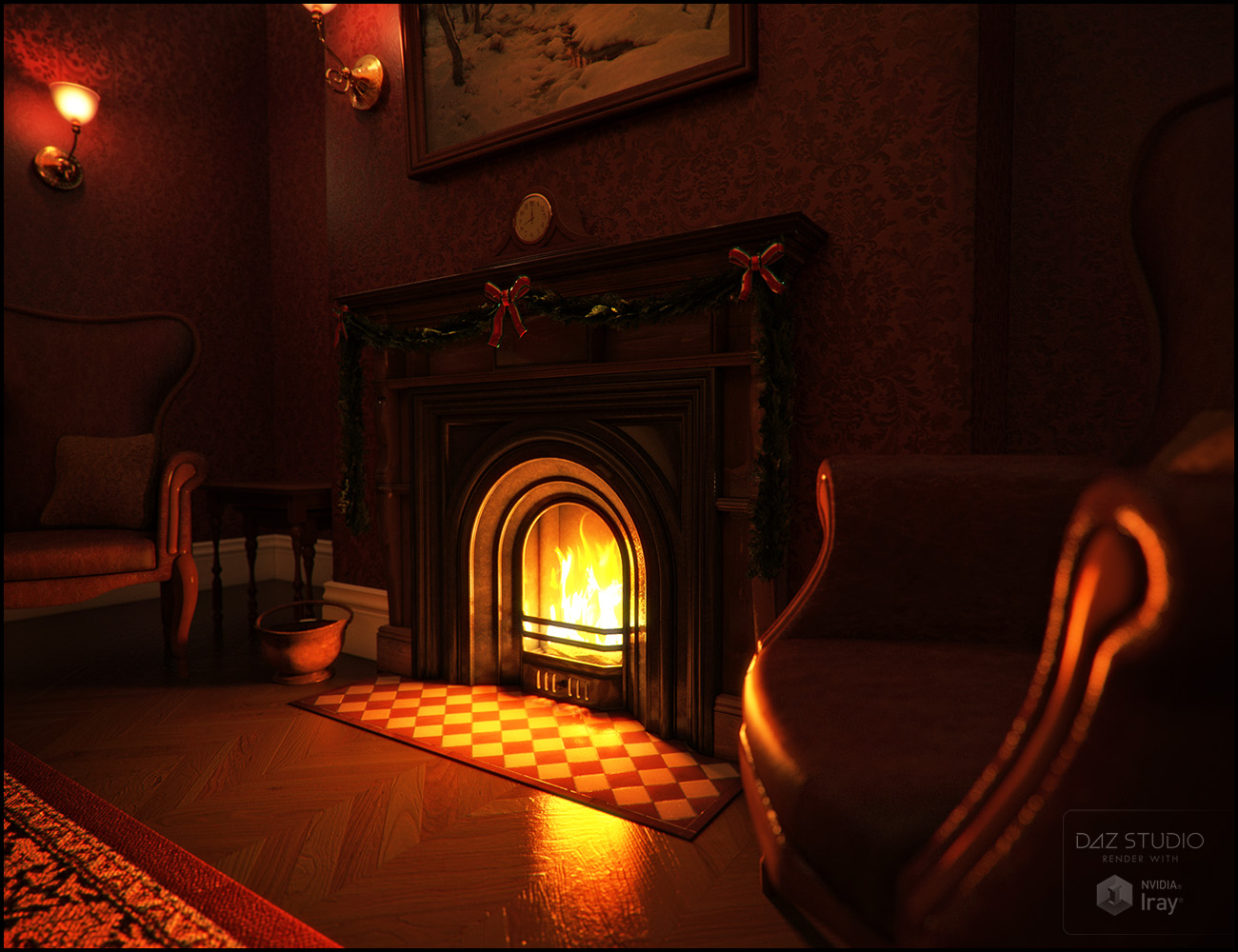 Holiday Nook Iray Addon Holiday Nook Iray Addon by: Jack Tomalin, 3D Models by Daz 3D