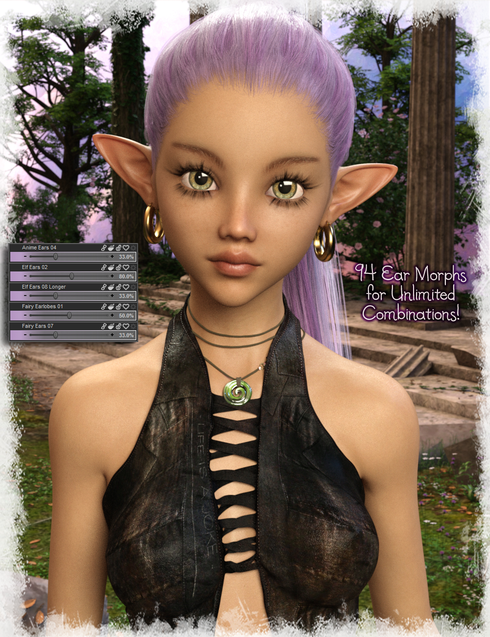 Thorneworks Ultimate Fantasy Ears Resource by: Thorne, 3D Models by Daz 3D