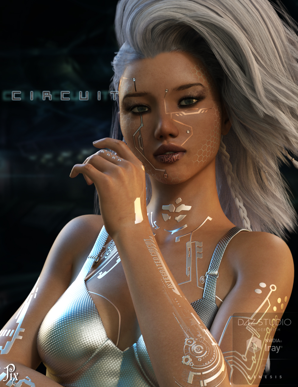 Pix Circuit for Genesis 3 Female Pix Circuit for Genesis 3 Female by: PixelunaTravelershadownet, 3D Models by Daz 3D
