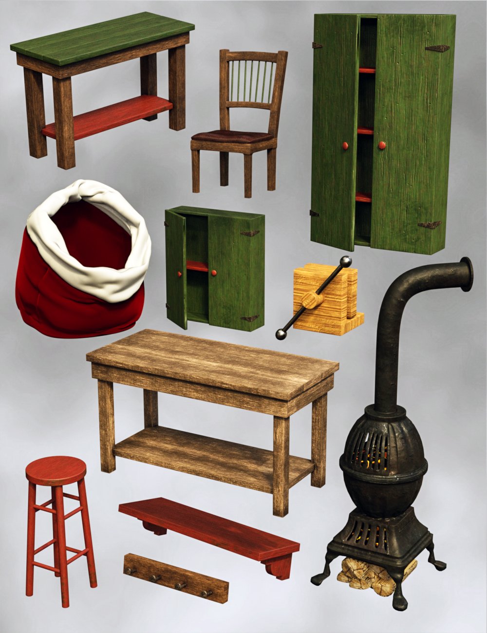 Santa's Toy Workshop | Daz 3D