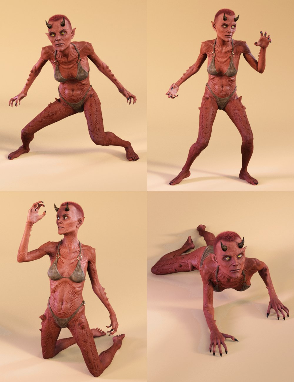 DA Anneka Demon Pose Set DA Anneka Demon Pose Set by: Design Anvil, 3D Models by Daz 3D