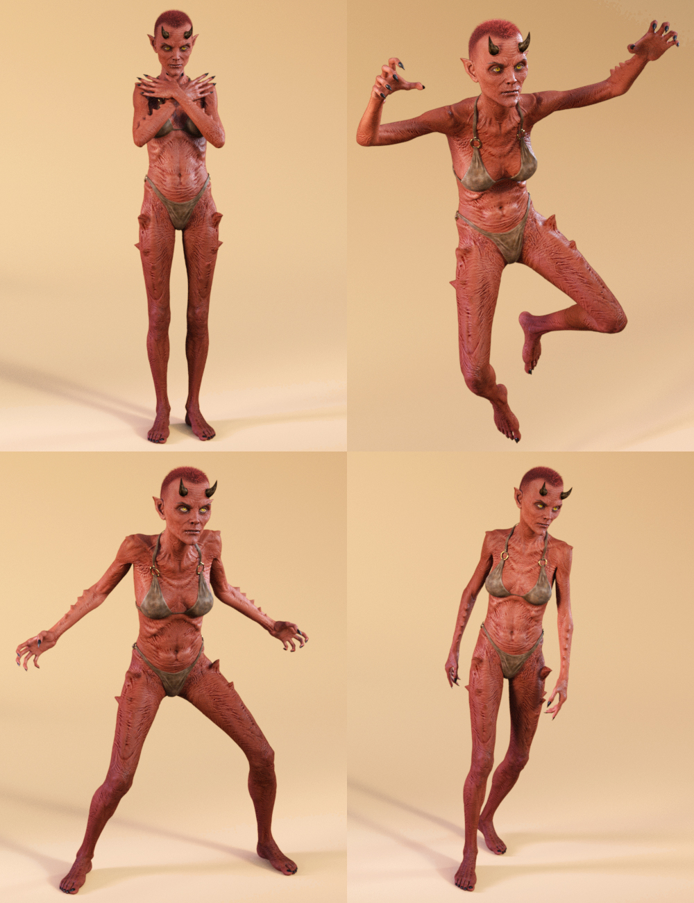 DA Anneka Demon Pose Set DA Anneka Demon Pose Set by: Design Anvil, 3D Models by Daz 3D