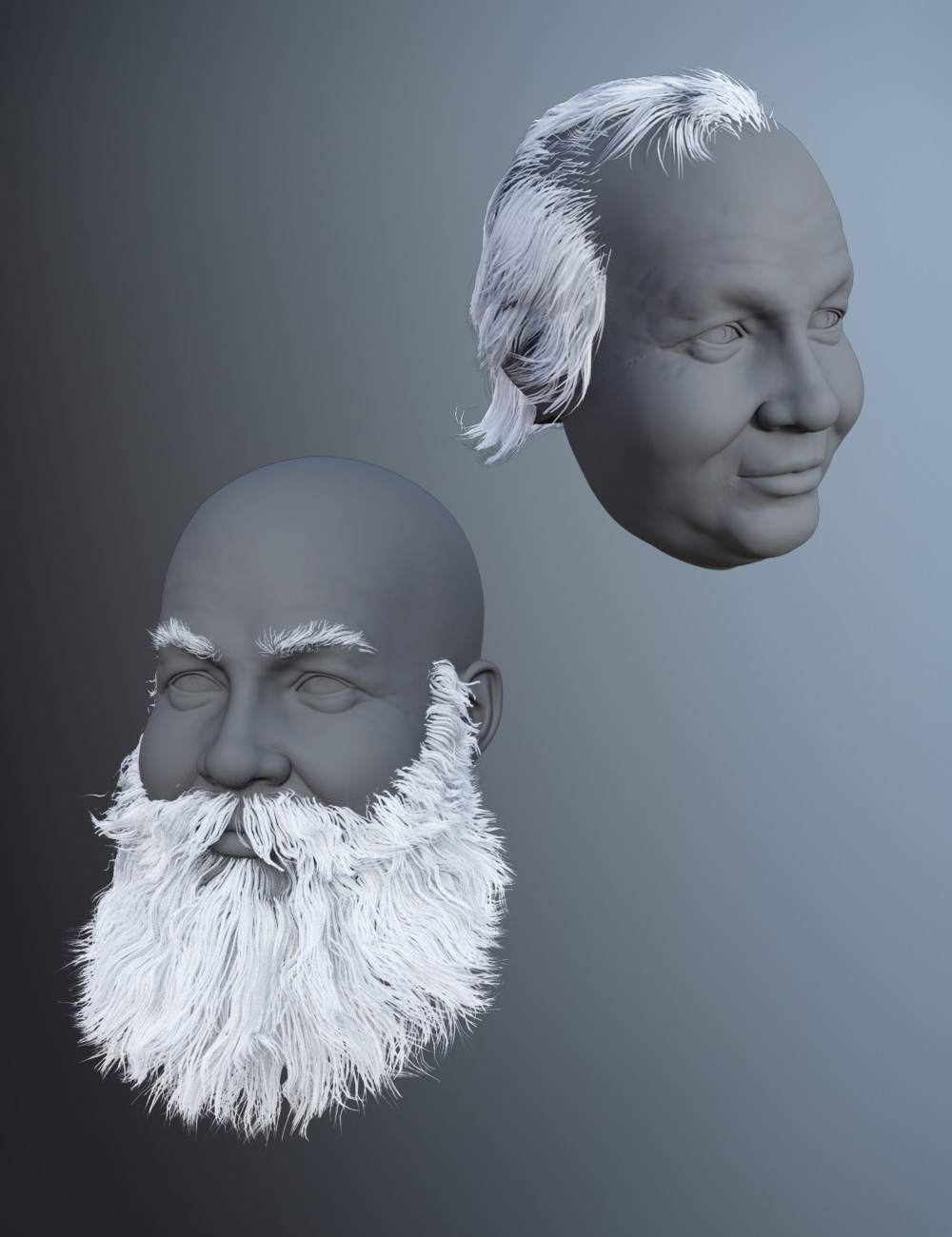 Santa Claus Hair by: smay, 3D Models by Daz 3D