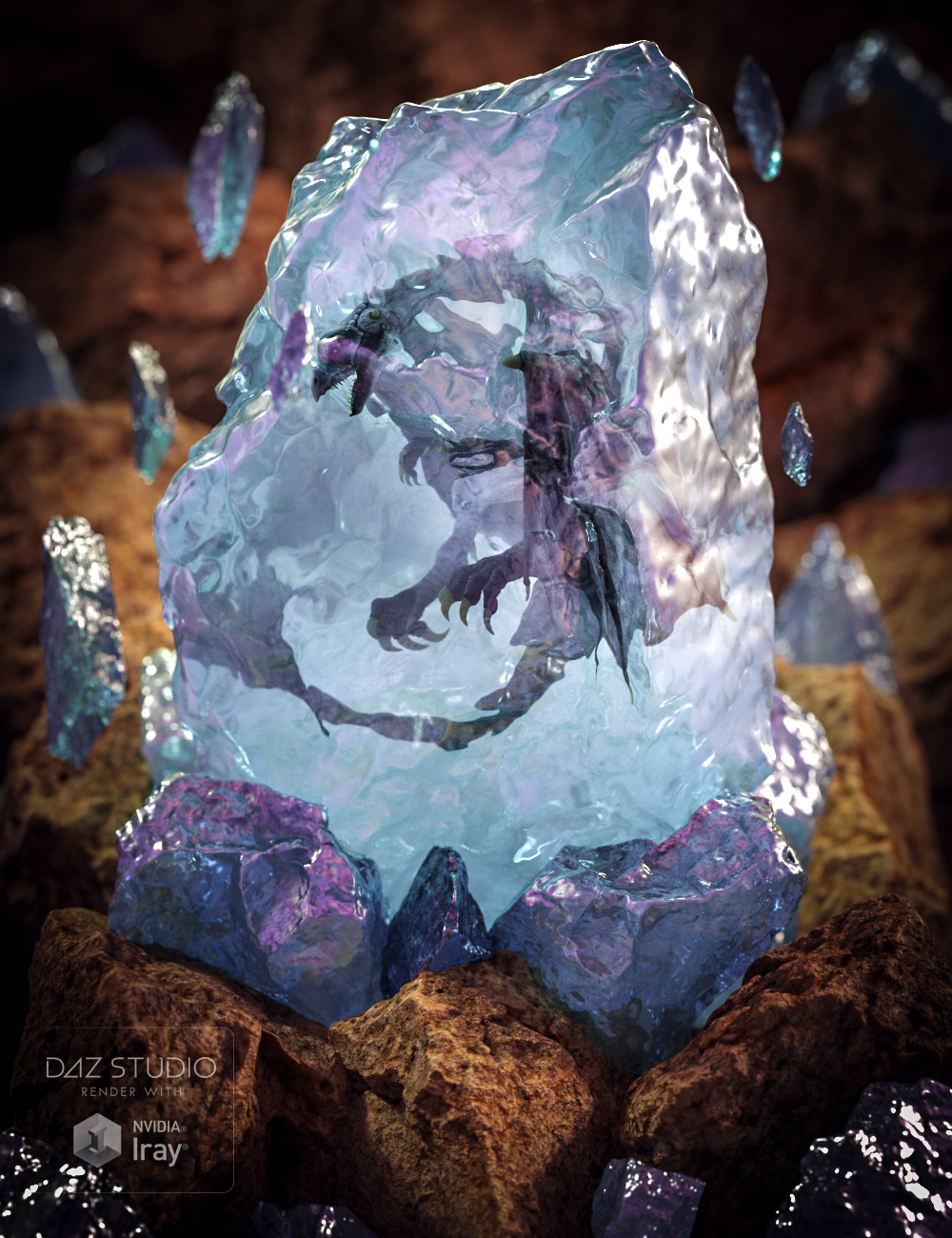 Gems and Minerals for Rock Collection by: DimensionTheoryEcoManiac3D, 3D Models by Daz 3D