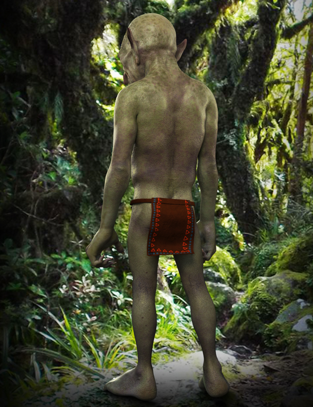 Robbus Goblin HD for Genesis 3 Male by: Josh Crockett, 3D Models by Daz 3D