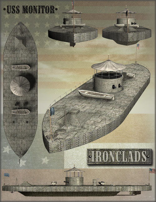 Ironclads by: Faveral, 3D Models by Daz 3D
