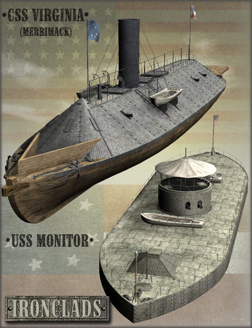 Ironclads by: Faveral, 3D Models by Daz 3D