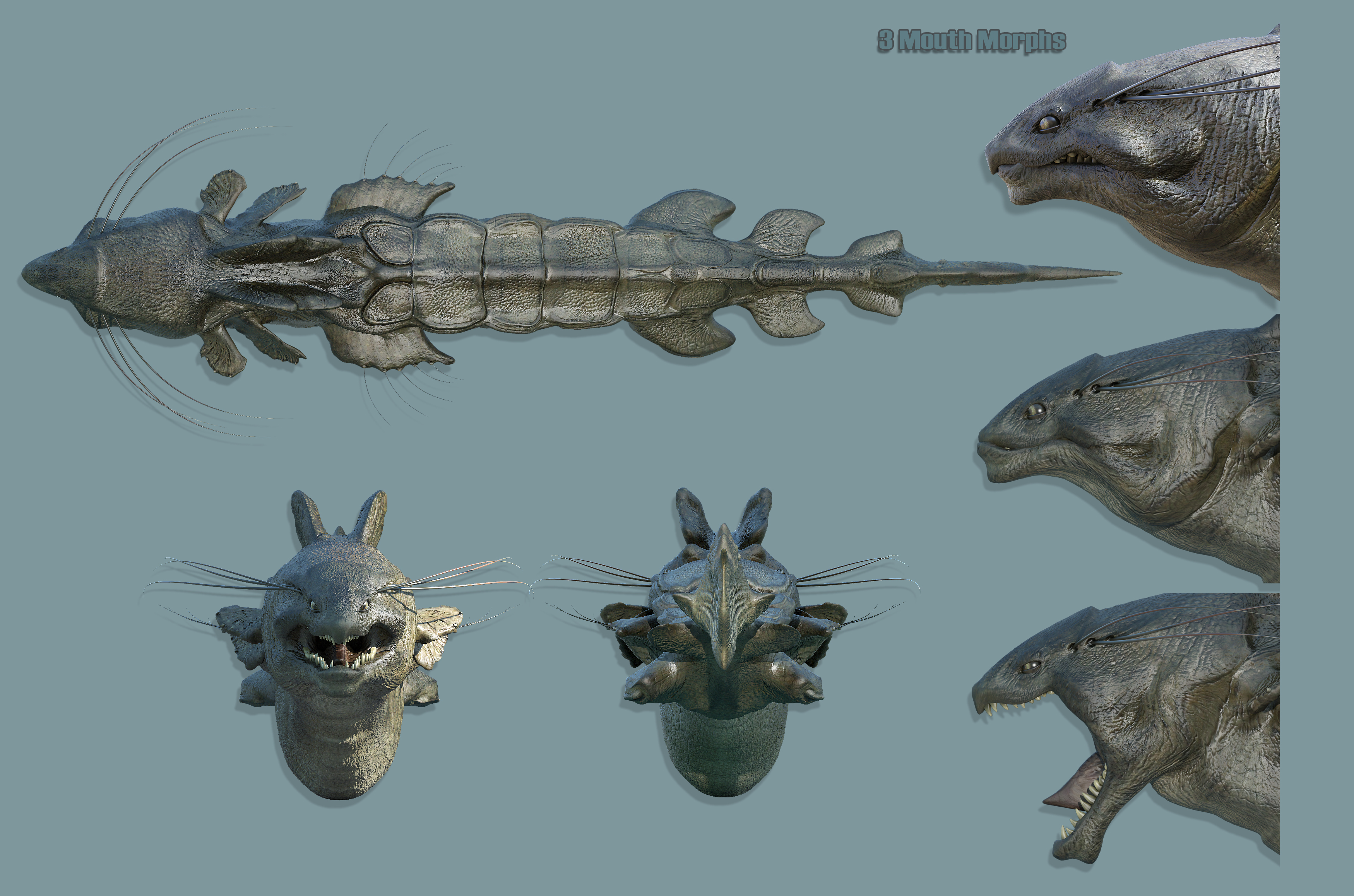 Sea Beast by: The AntFarm, 3D Models by Daz 3D