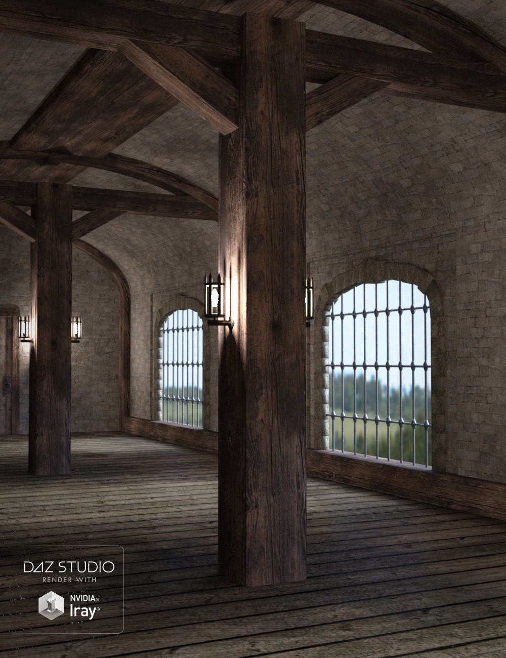 Fantasy Hall by: , 3D Models by Daz 3D