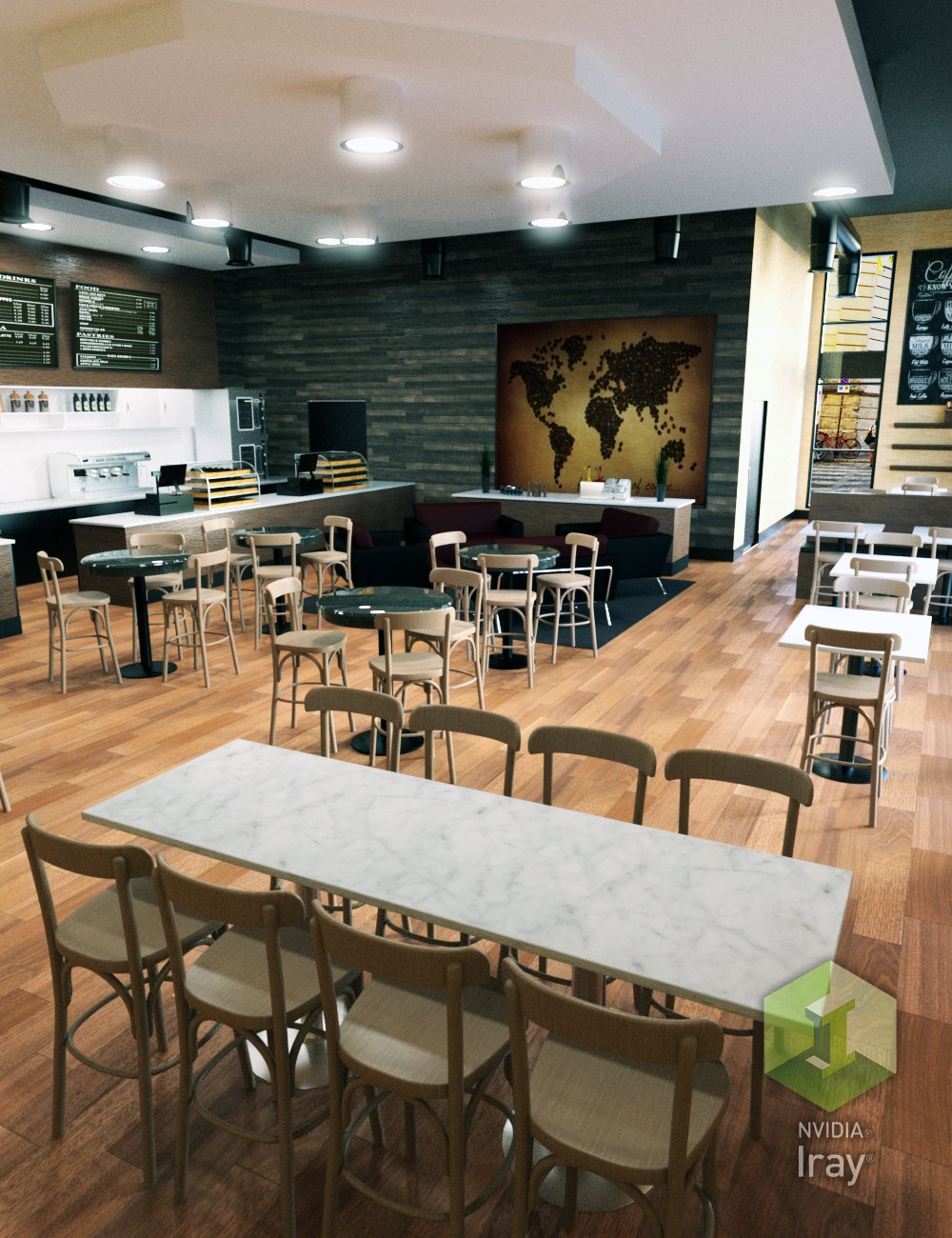 The Coffee Shop by: Tesla3dCorp, 3D Models by Daz 3D