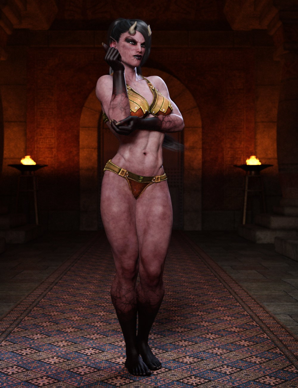 Demora for Genesis 3 Female by: RawArt, 3D Models by Daz 3D