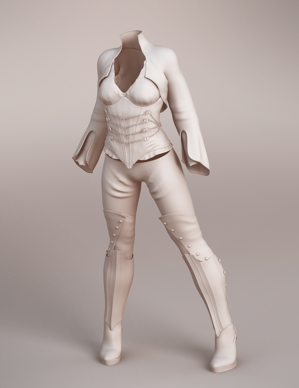 Vanessa Marquise Outfit for Genesis 3 Female(s) by: Barbara BrundonUmblefugly, 3D Models by Daz 3D