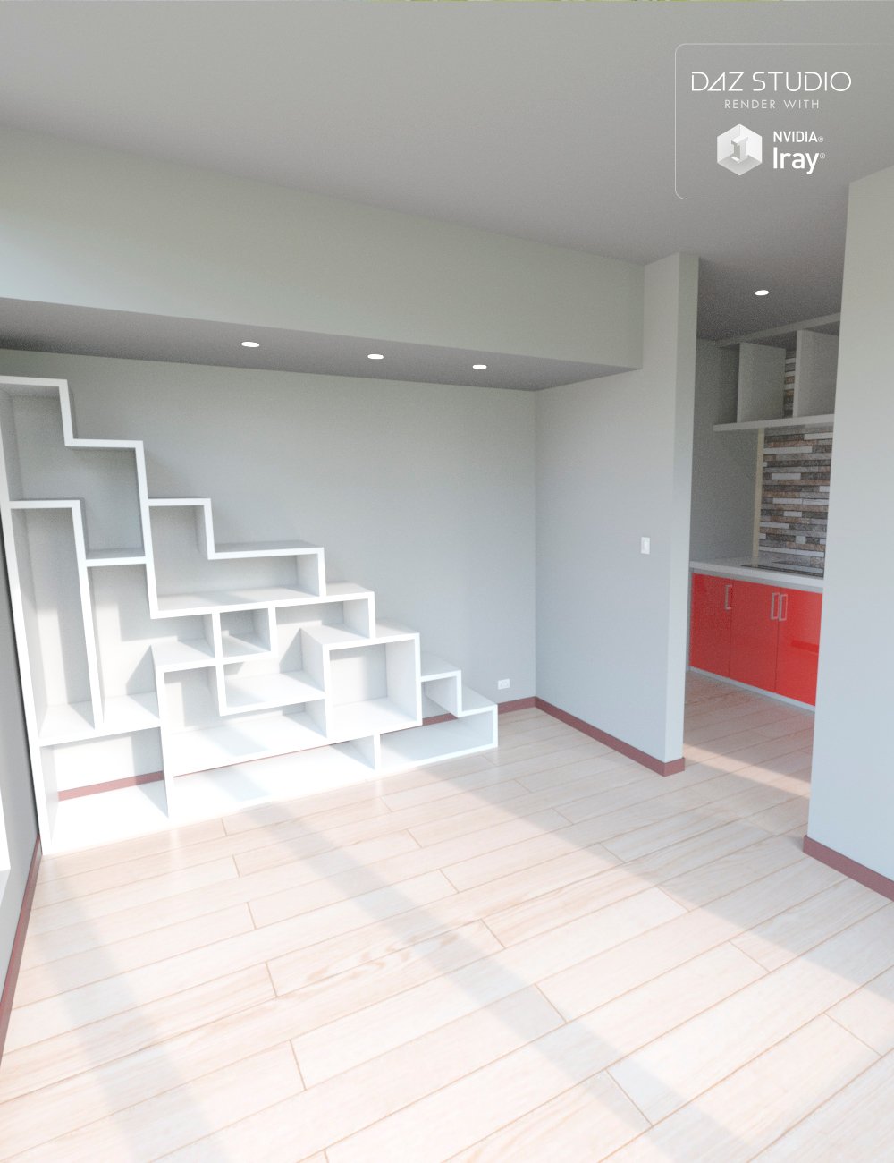 Contemporary Loft Contemporary Loft by: Human, 3D Models by Daz 3D