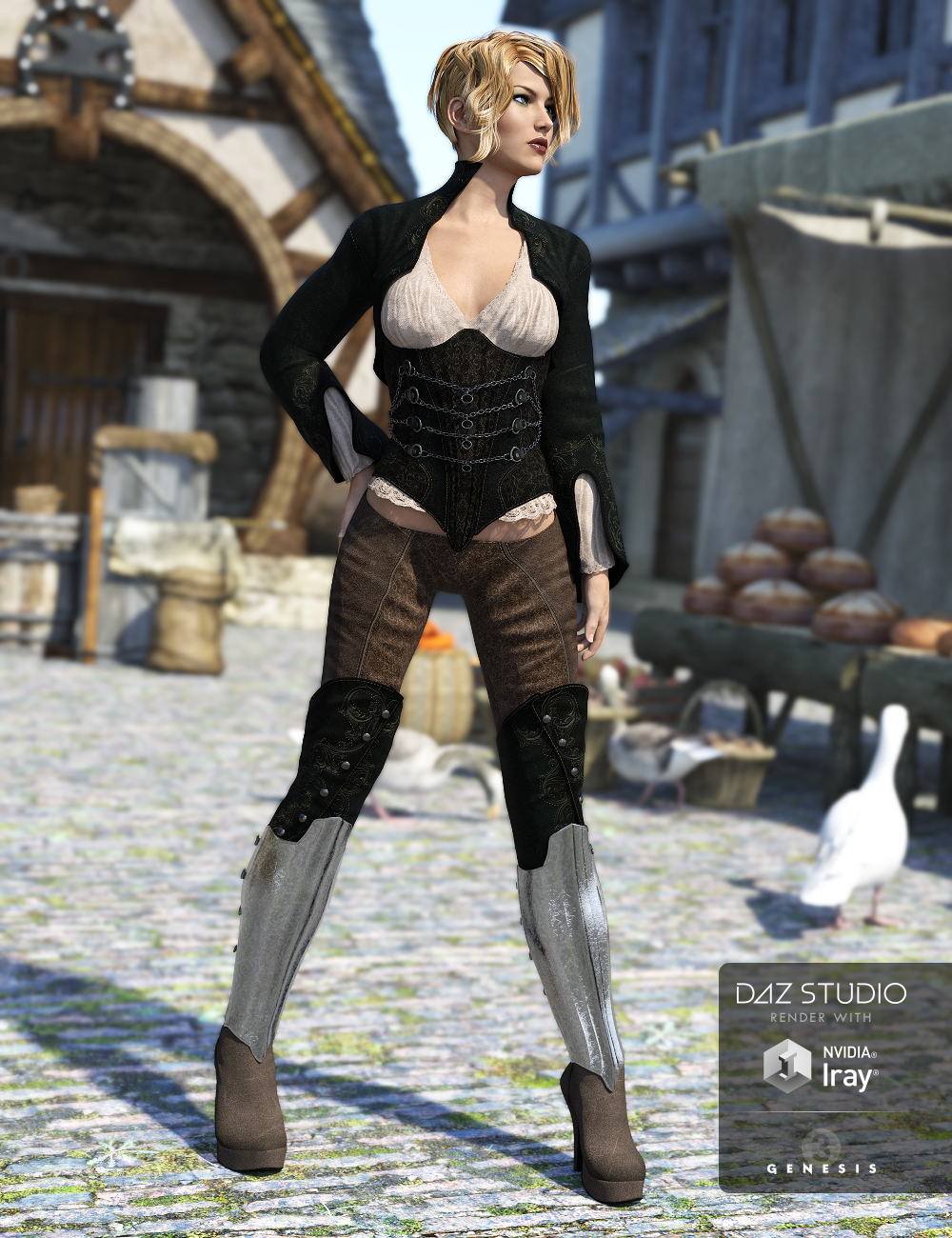 Vanessa Marquise Outfit Textures by: Lilflame, 3D Models by Daz 3D