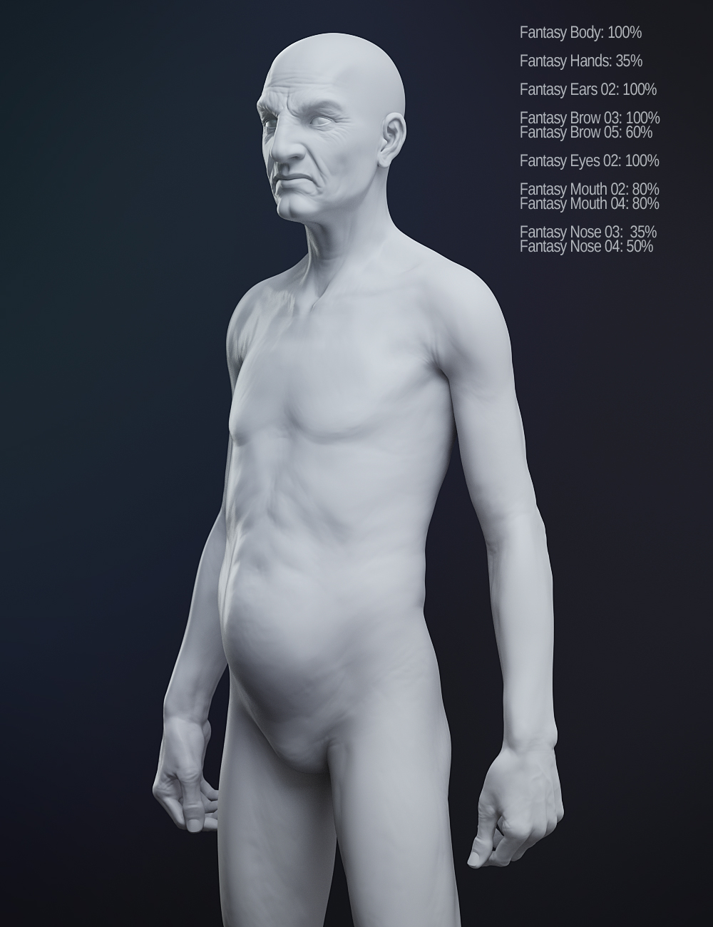 Fantasy Creature Creator HD Morph Pack for Genesis 3 Male by: , 3D Models by Daz 3D